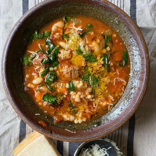 Italian Meatball & White Bean Minestrone