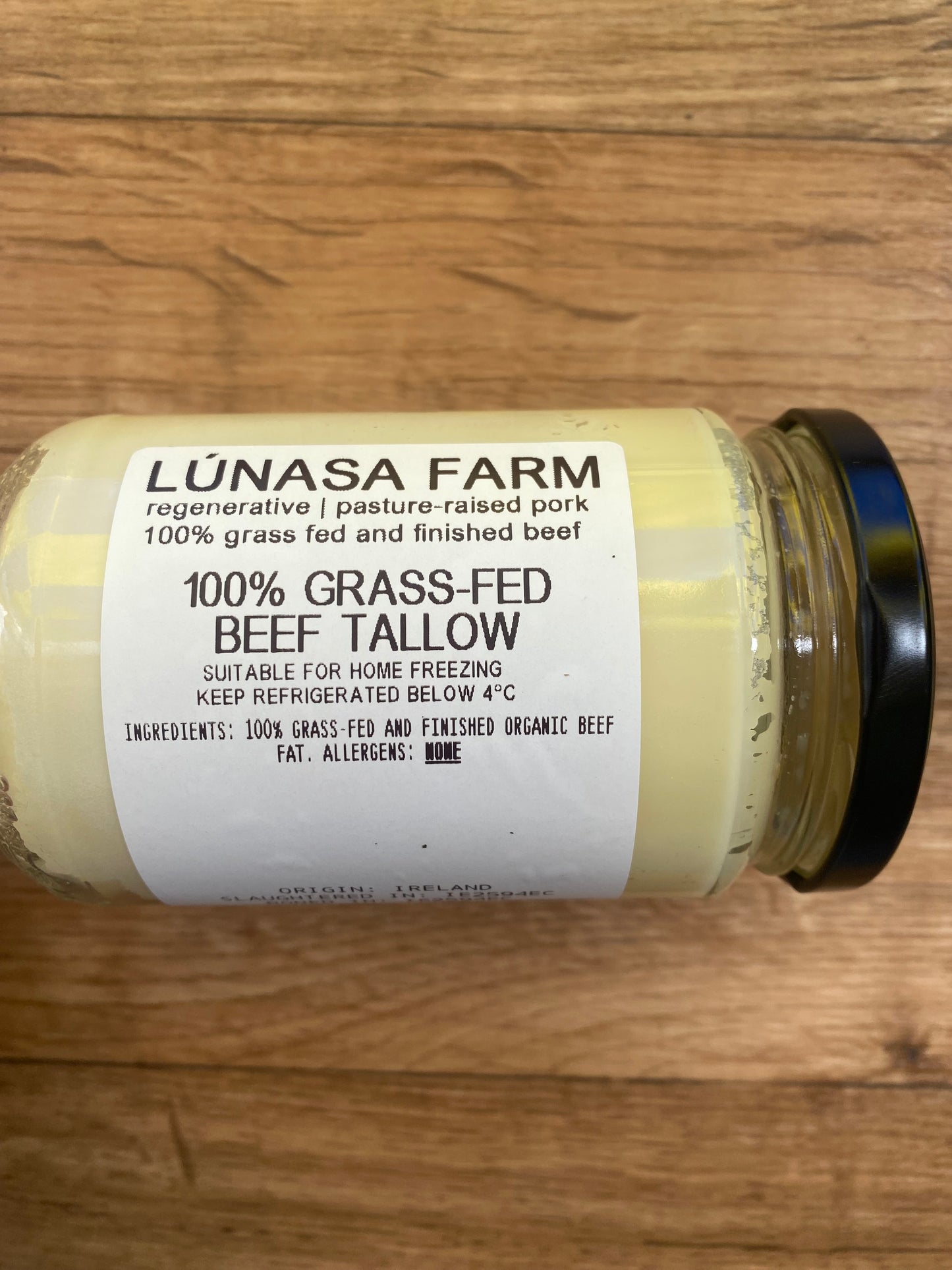 Grass-fed beef tallow