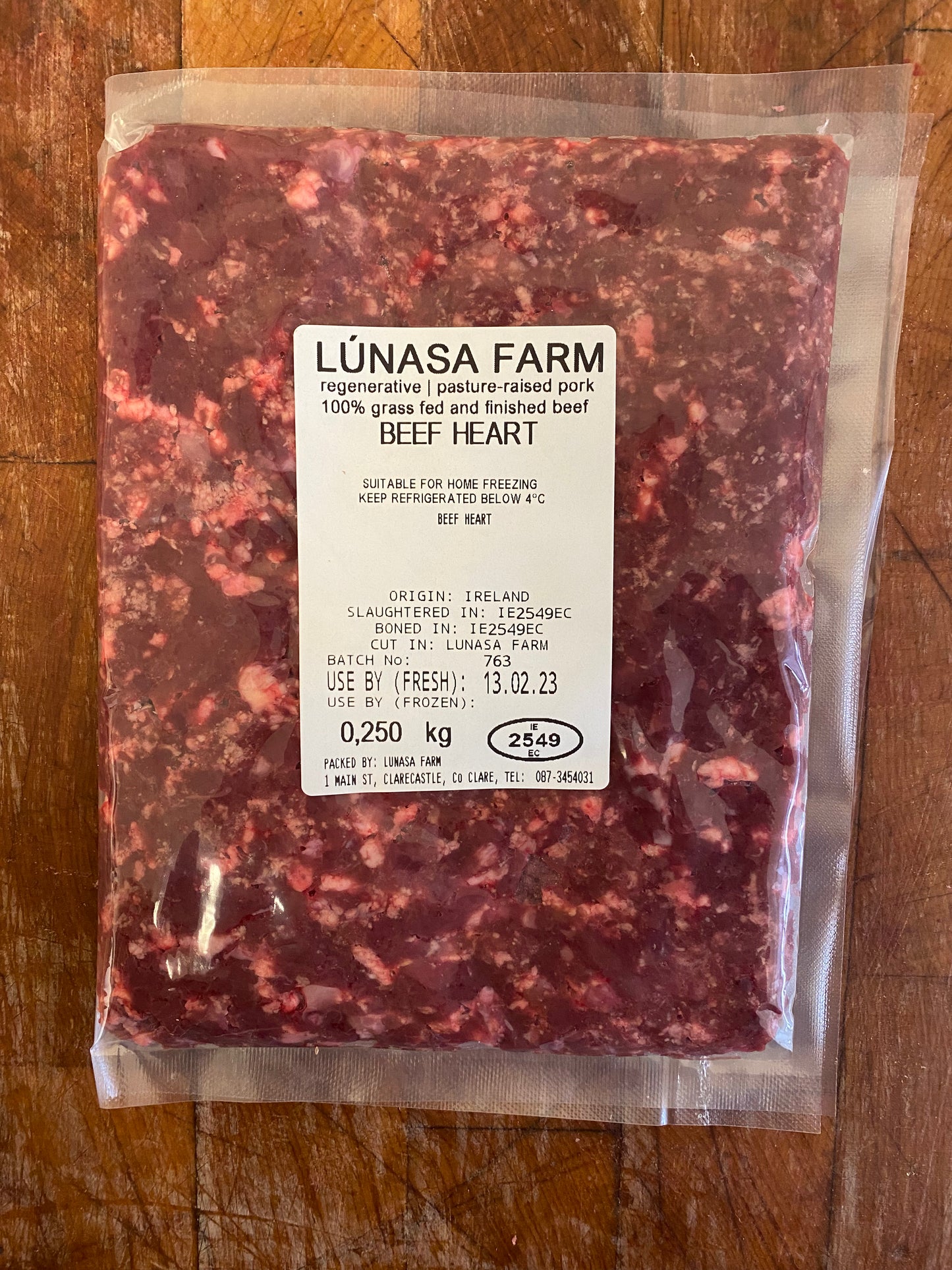 Minced Beef Heart