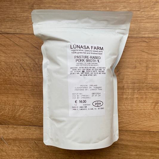 Pasture-raised Pork Bone Broth (1L)