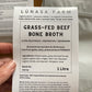 Grass-fed beef bone broth (950ml)