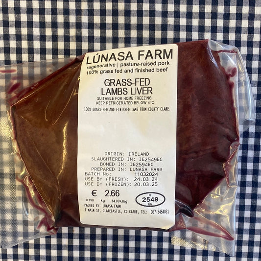 Grass-fed lambs liver