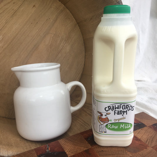 PICK UP ONLY: Crawford's Farm Organic Raw Milk 1L